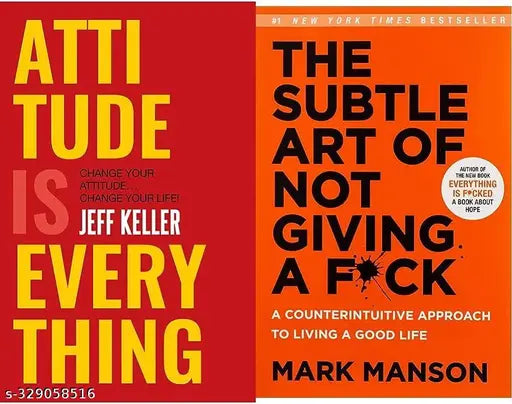 Attitude Is Everything Thing + The Subtle Art of Not Giving a F*ck