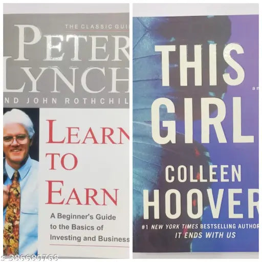 BOOKS HUB PETER LYNCH LEARN TO LEARN AND THIS GIRL BY COLLEN HOVEER COMBO (PACK OF 2)