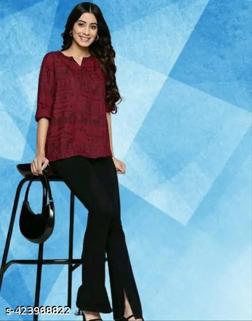 women trendy top