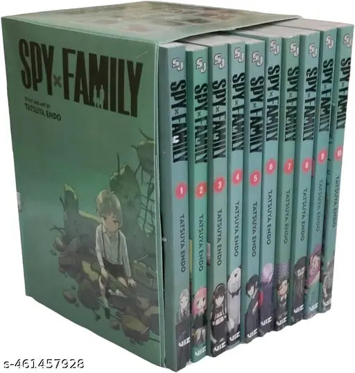 GBDOOKS Spy X Family Volumes 1 - 10 Books Set Collection Set By Tatsuya Endo Manga Spy x Family Vol. 1 to 10 (Spy x Family Volume 1-10 SET)