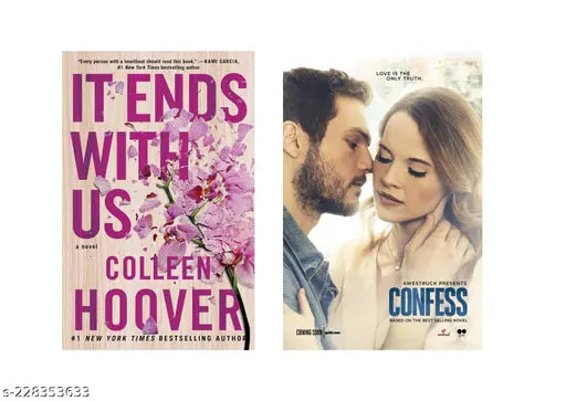 IT END WITH US BY COLLEEN HOOVER + CONFESS BY COLLEEN HOOVER