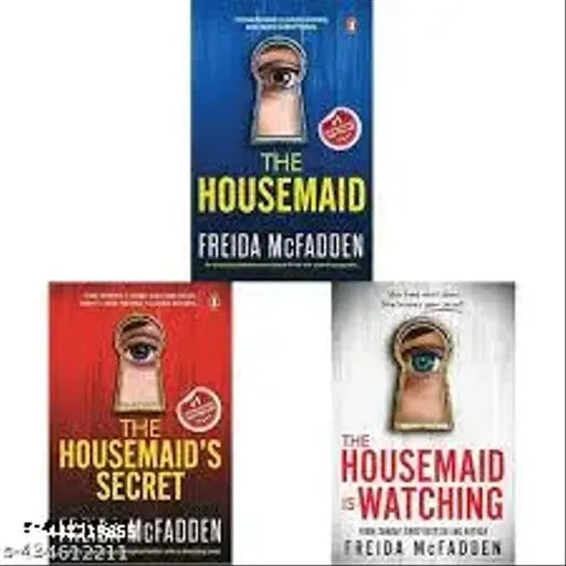 Combo set of 3 Books:- The Housemaid +The Housemaids Secret+The Housemaid Is Watching by Freida McFadden (Paperback)