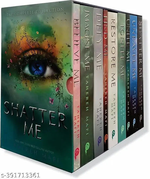 Shatter Me Series Collection 9 Books Set By Tahereh Mafi(Unite Me Believe Me Imagine Me Find Me Unravel Me Unravel Me Defy Me Restore Me Ignite Me)
