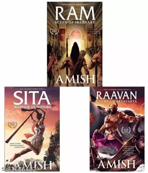 Ram Chandra Series - Ram Sita & Raavan (Set of 3 Books) English Paperback By Amish Tripathi