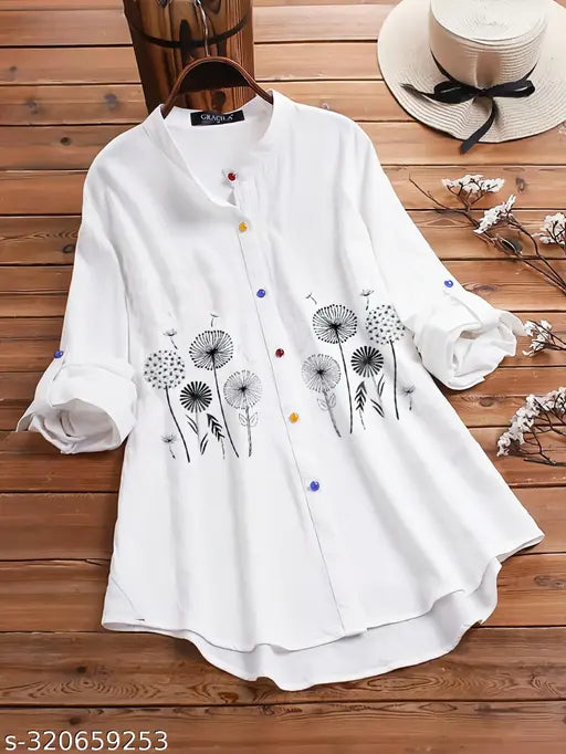 Women's Office And Daily Wear Shirt Tops & Tunics