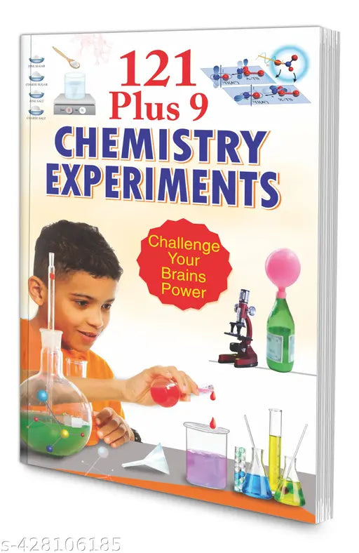 121 Plus 9 Chemistry Experiments book for kids : Learning book for kids Educational science book Chemistry book for kids Science learning workbook.