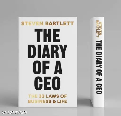 THE DIARY OF A CEO :- The 33 Laws Of Business And Life (English Paperback Steven Bartlett)