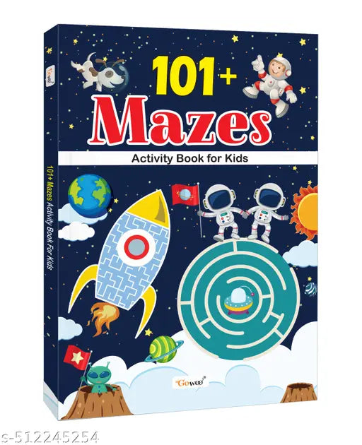101+ Mazes Activity Book for Kids : Book for Preschoolers Workbook for Learning Brain-Boosting Activity Book for Kids Kid’s Learning Book with Activities