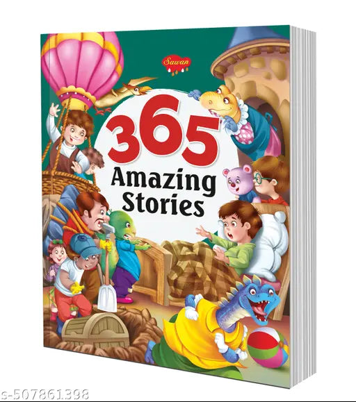 365 Amazing Stories (Paperback) : Kids early learning storybook Bedtime story book Fun educational storybooks for kids