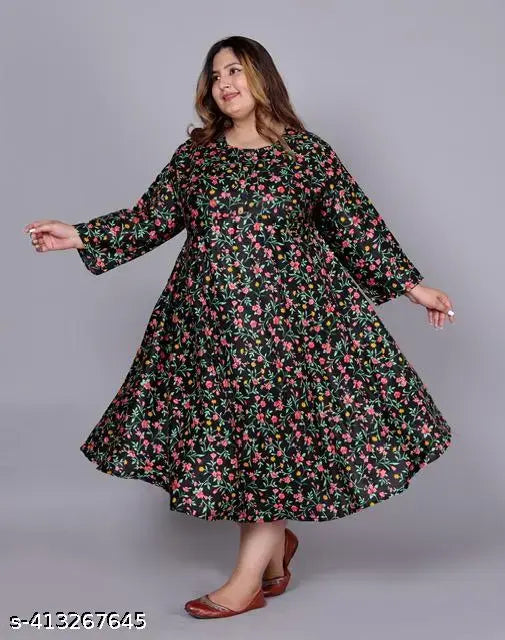 big size anarkali kurta