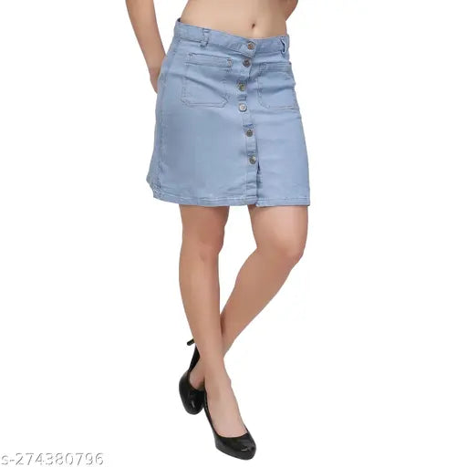 Woman Denim mini Skirt