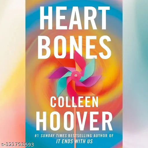 HEART BONES BY COLLEEN HOOVER. PAPERBACK. NOVEL. ROMANCE. DOMASTIC FICTION.