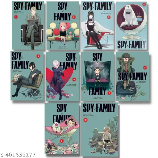 Spy x Family Collection Set Volumes 1-10 by Tatsuya Endo