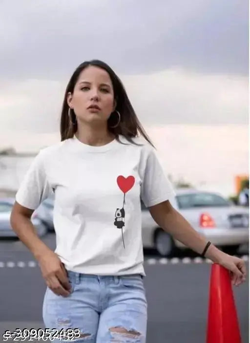 COTTON PRINTED T-SHIRT FOR WOMEN & GIRLS