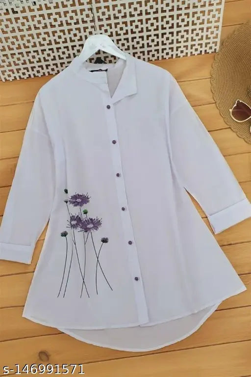 Trendy Elegant Printed Top For Women