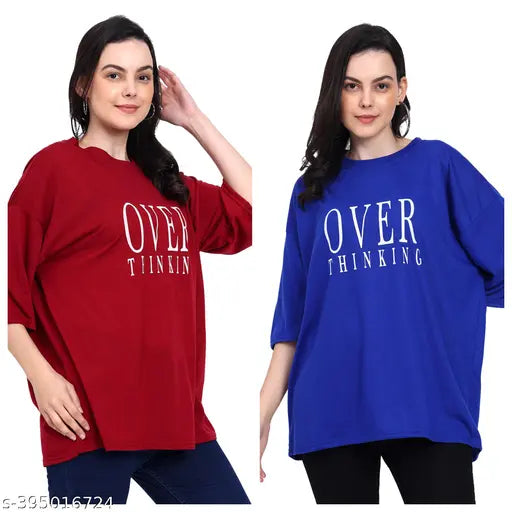 Woman Oversized Cotton T Shirt