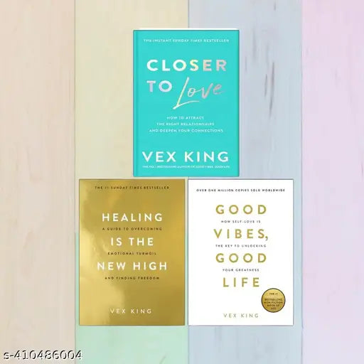 Best Combo Of 3 Books :- Closer To Love + Healing Is The New High + Good Life