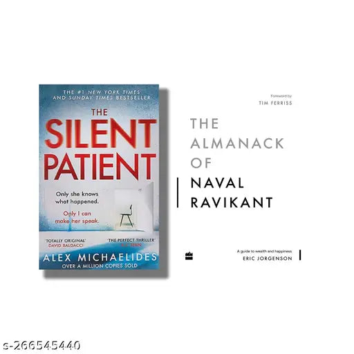 SILENT PATIENT BY ALEX MICHAELIDES + MASTER YOUR EMOTIONS BY THIBAUT MEURISSE