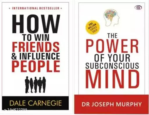 How To Win Friends And Influence People + The Power Of Your Subconscious Mind (Paperback Dale Carnegie Dr. Joseph Murphy)