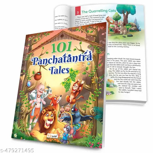 101 Panchatantra Tales book for kids (Ages 3-12) (Paperback) : Educational learning storybook Storybook for young readers Panchatantra classic stories