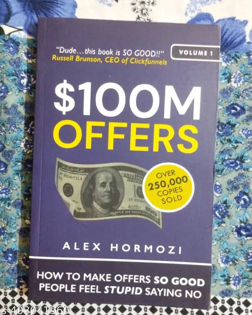 $ 100 M Offers Volume-1 (English Paperback Alex Hormozi) Offers (English Paperback Alex Hormozi)