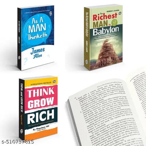 The Complete Wealth Building Collection : Think & Grow Rich The Richest Man in Babylon As A Man Thinketh - Motivational Books for Financial Freedom