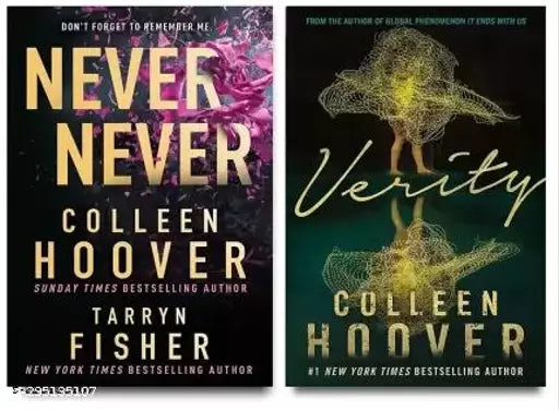 Never Never + Verity (SET OF 2 BOOKS) (Paperback Colleen hoover)