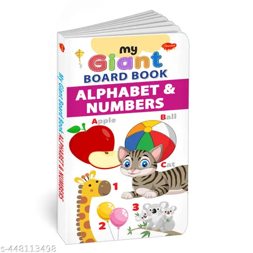 My Giant Board Book : Alphabet and Numbers - Board book for toddlers Children's learning book Picture book for preschoolers