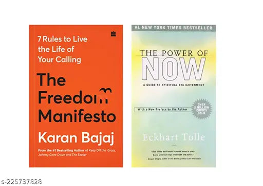 THE FREEDOM MANIFESTO BY KARAN + THE POWER OF NOW BY ECKHART TOLLE
