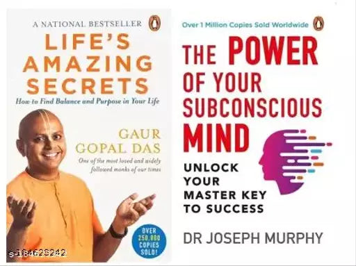 Combo Of 2 Best Book (Life's Amazing Secrets + The Power Of Your Subconscious Mind) (Paperback Gaur Gopal Das Joseph Murphy)
