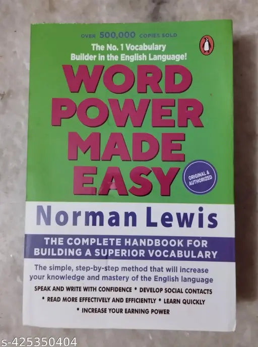 Word P0wer Made Easy (English Paperback Norman Lewis)