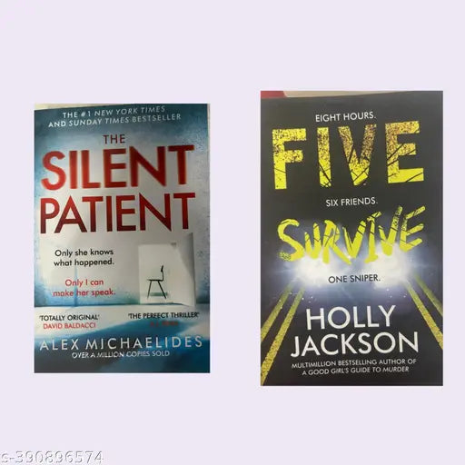 BOOK HUB THE SILENT PATIENT AND SURVIVE COMBO PACK OF 2