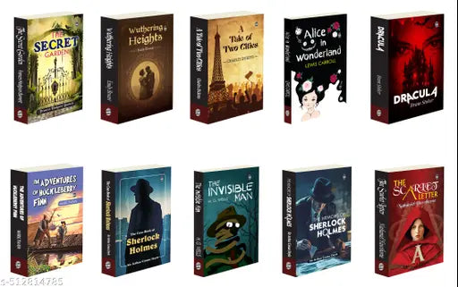 Masterpiece Literature Collection : The Case Book Memoirs of Sherlock Holmes A Tale of Two Cities and more Novels - Best English classics Mystery Adventure and Timeless Tales - Pack of 10 Novels