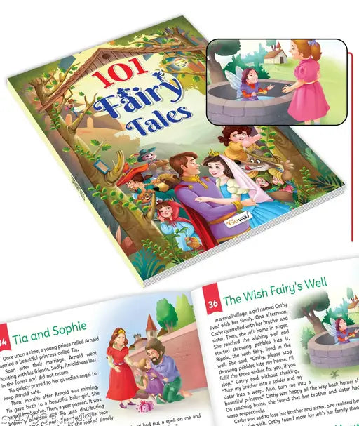 Fairy Tale Storybook for Young Learners :- 101 Fairy Tales book for kids (Ages 3-12) (Paperback) : Story book for kids Educational story book Fairy tale book for kids