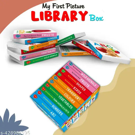 My First Complete Learning Library : Boxset Of Board Books For Children Toddler board book set Early learning book set of 10 books (Board book Sawan)