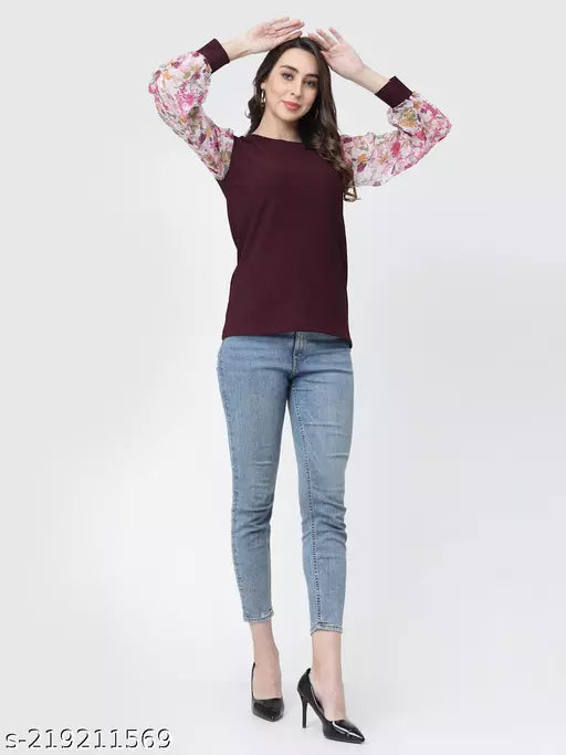 MISS AYSE winter top for women tops for women regular top for women wo