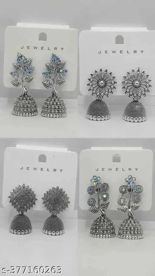new letest earrins 4 pis combo
