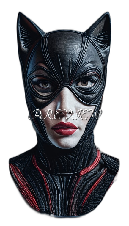 Cat Woman Style#6 Digital Image Download | 300 DPI Printable Art | Print on Demand Images | Instant Download