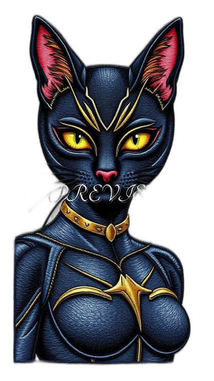 Cat Woman Style#9 Digital Image Download | 300 DPI Printable Art | Print on Demand Images | Instant Download