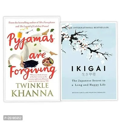 Combo of 2 book set-Pyjamas Are Forgiving +Ikigai