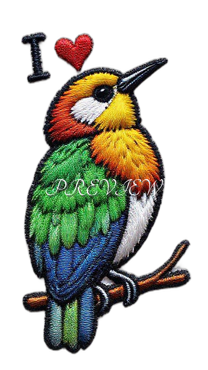 I Love Bird Watching Style#1 Digital Image | 300 DPI Printable Art | Print on Demand Images