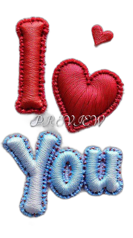 I Love You Style#1 Digital Image | 300 DPI Printable Art | Print on Demand Images