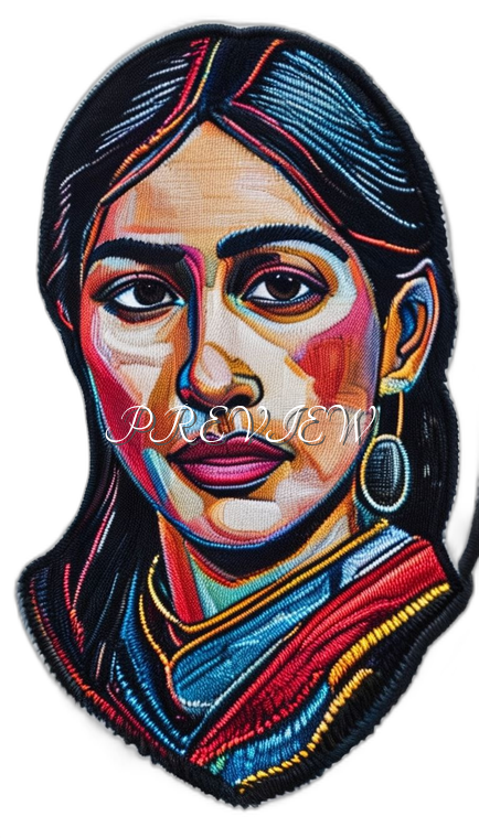 Indian Lady Style#9 Digital Image Download | 300 DPI Printable Art | Print on Demand Images | Instant Download