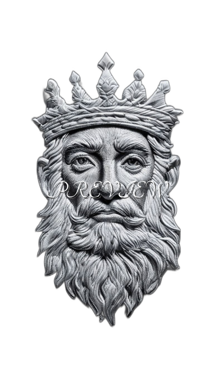 King Style#5 Digital Image Download | 300 DPI Printable Art | Print on Demand Images | Instant Download