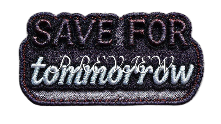 Save for Tomorrow Style#1 Digital Image | 300 DPI Printable Art | Print on Demand Images | 3D Embroidered Style