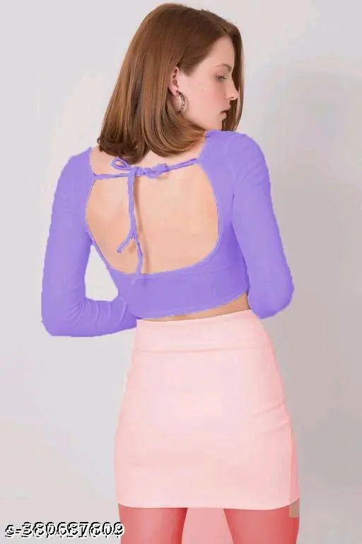 Back Dori Stylish Top Full sleeve