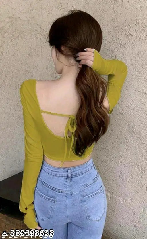 Back Blouse Dori Stylish Top Full sleeve