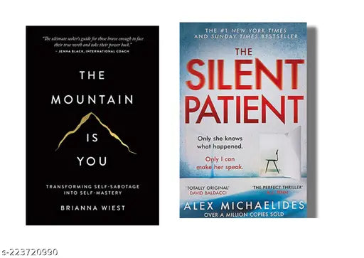 THE MOUNTAIN IS YOU BY BRIANNA WIEST + SILENT PATIENT BY ALEX MICHAELIDES
