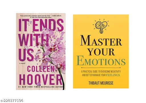 IT END WITH US BY COLLEEN HOOVER + MASTER YOUR EMOTIONS BY THIBAUT MEURISSE