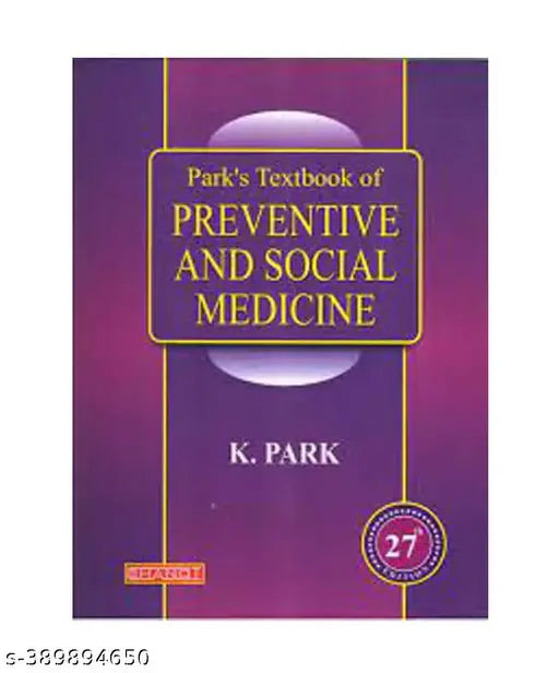 BOOK HUB-Parks Textbook of Preventive and Social Medicine By (English Hardcover Park K)